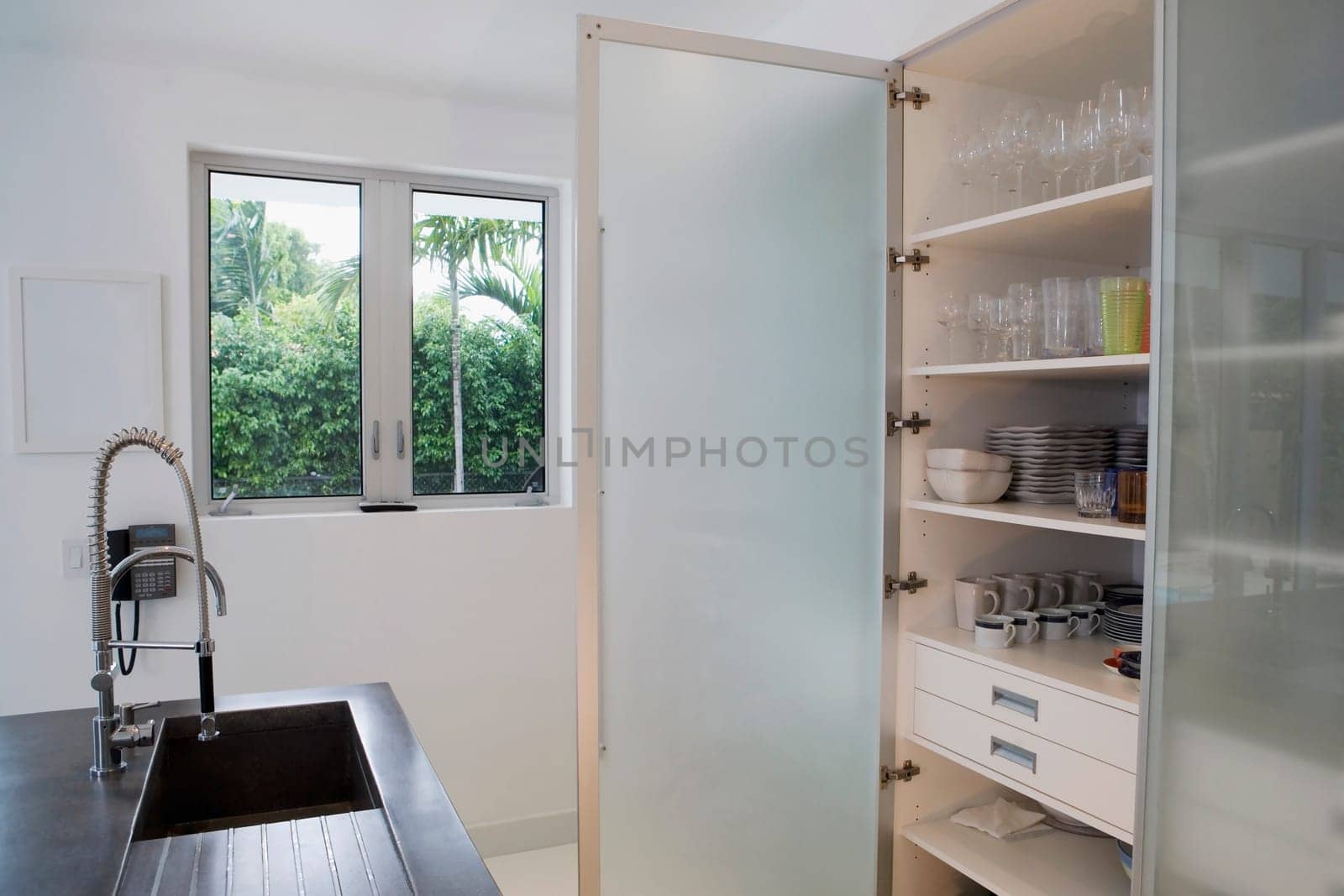 Interiors of a kitchen