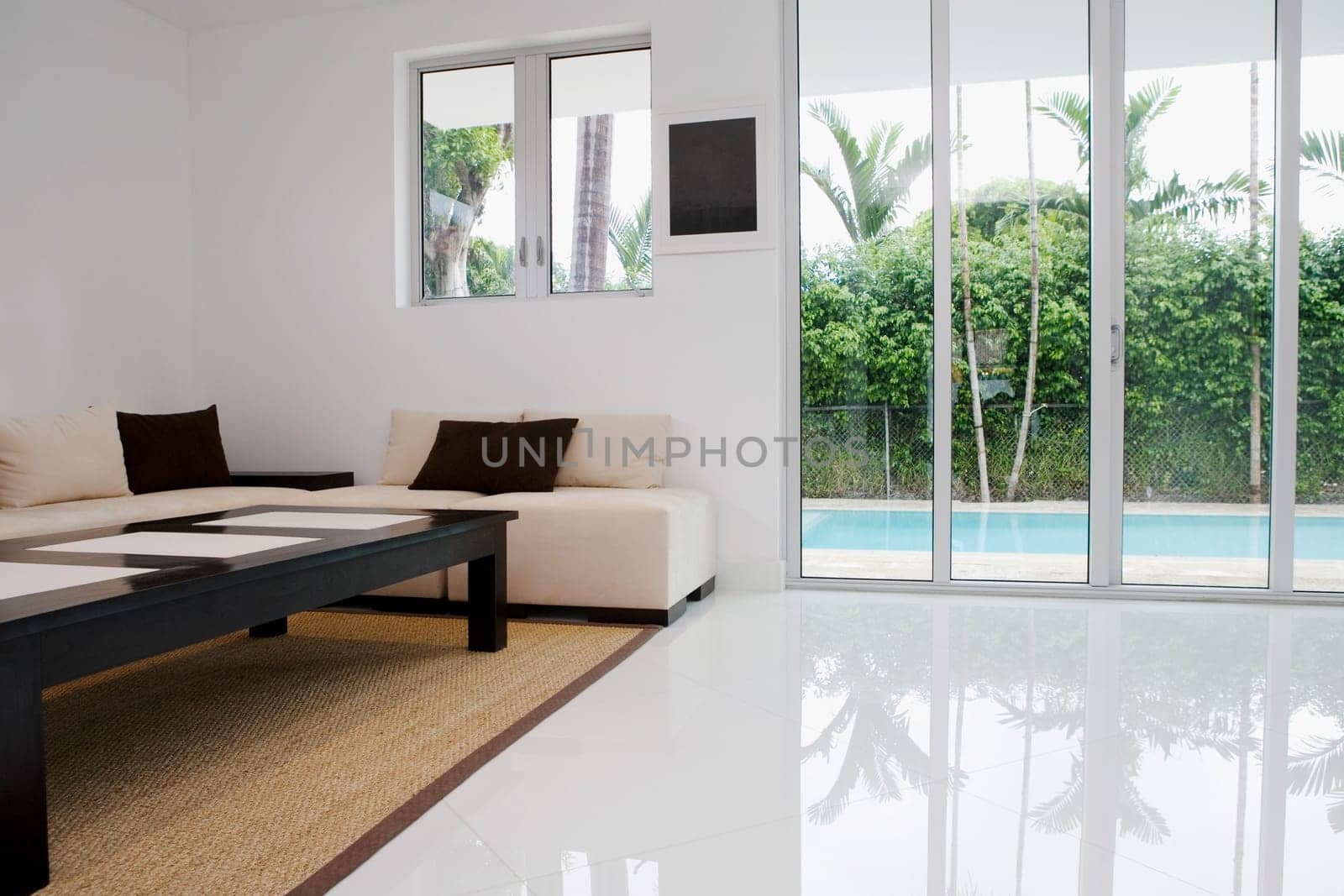Interiors of a living room