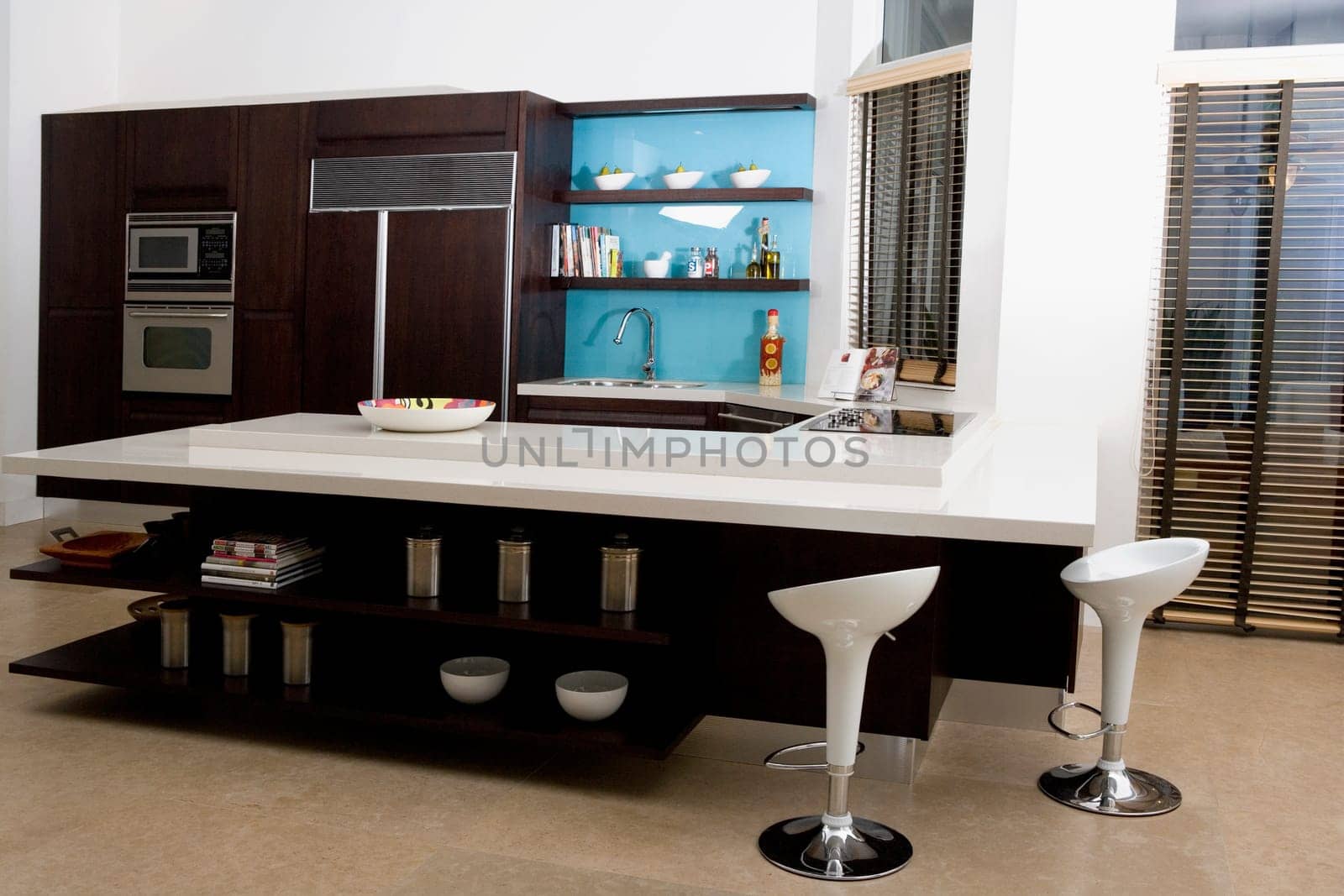 Interiors of the kitchen