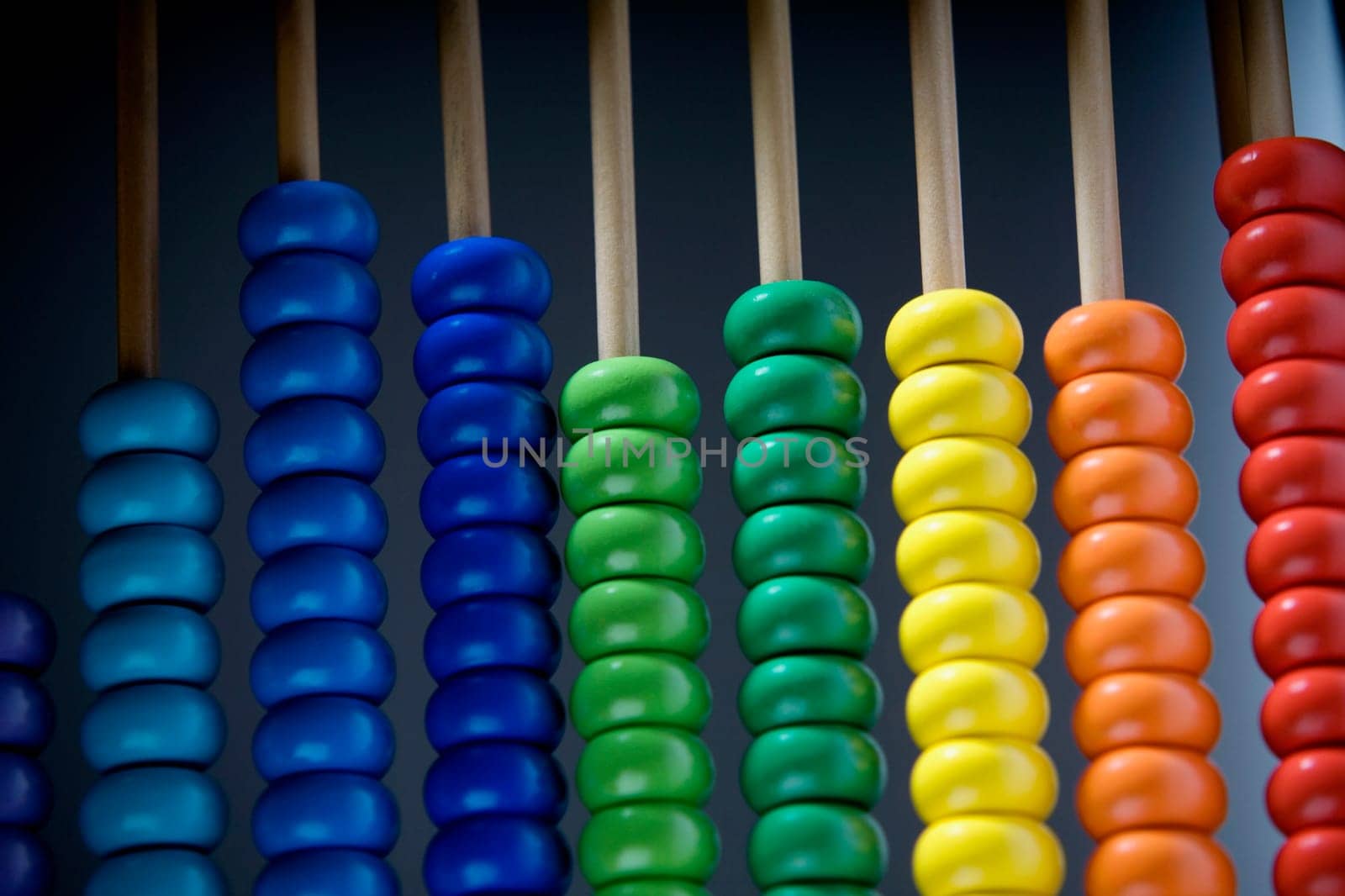 Close-up of an abacus