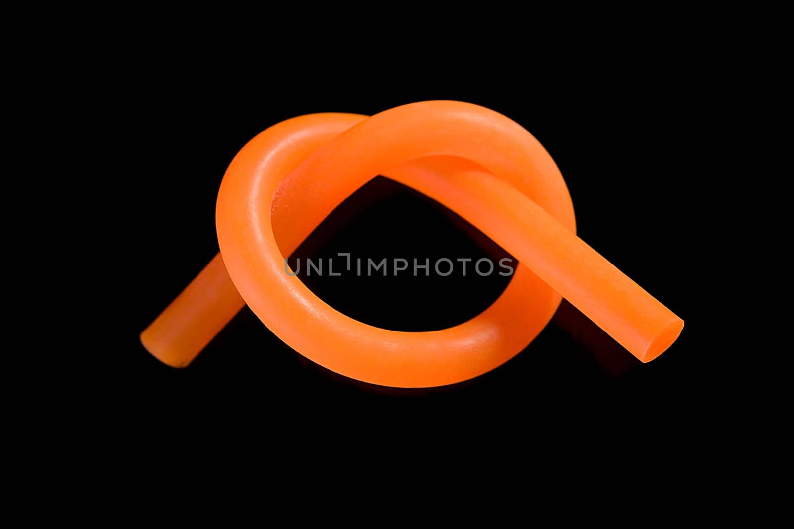 Close-up of a knotted pipe