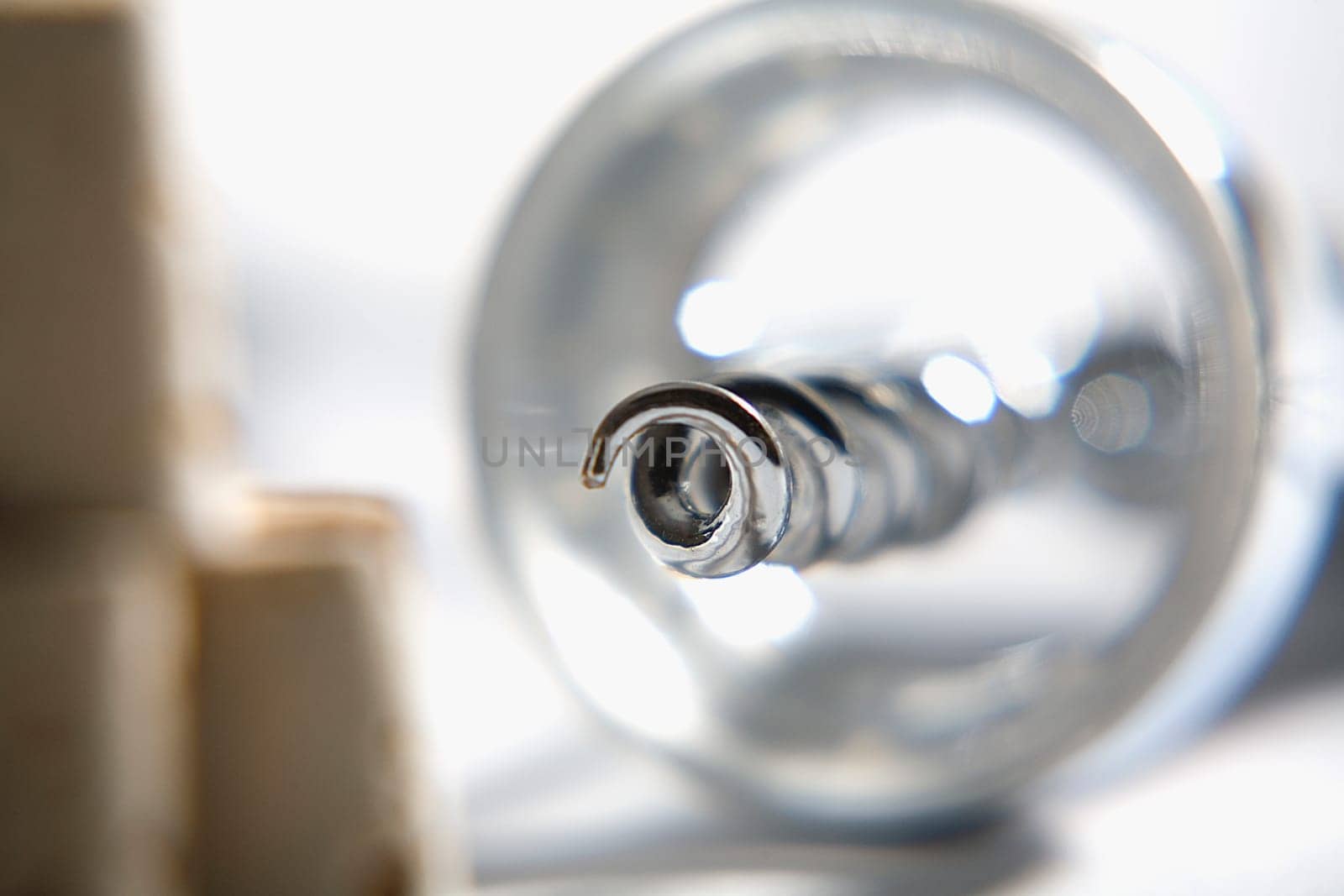 Close-up of a corkscrew