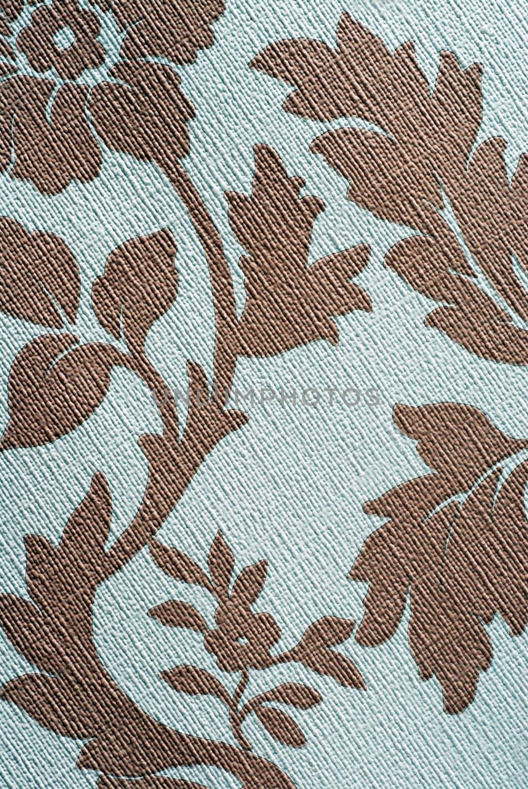 Close-up of a floral pattern