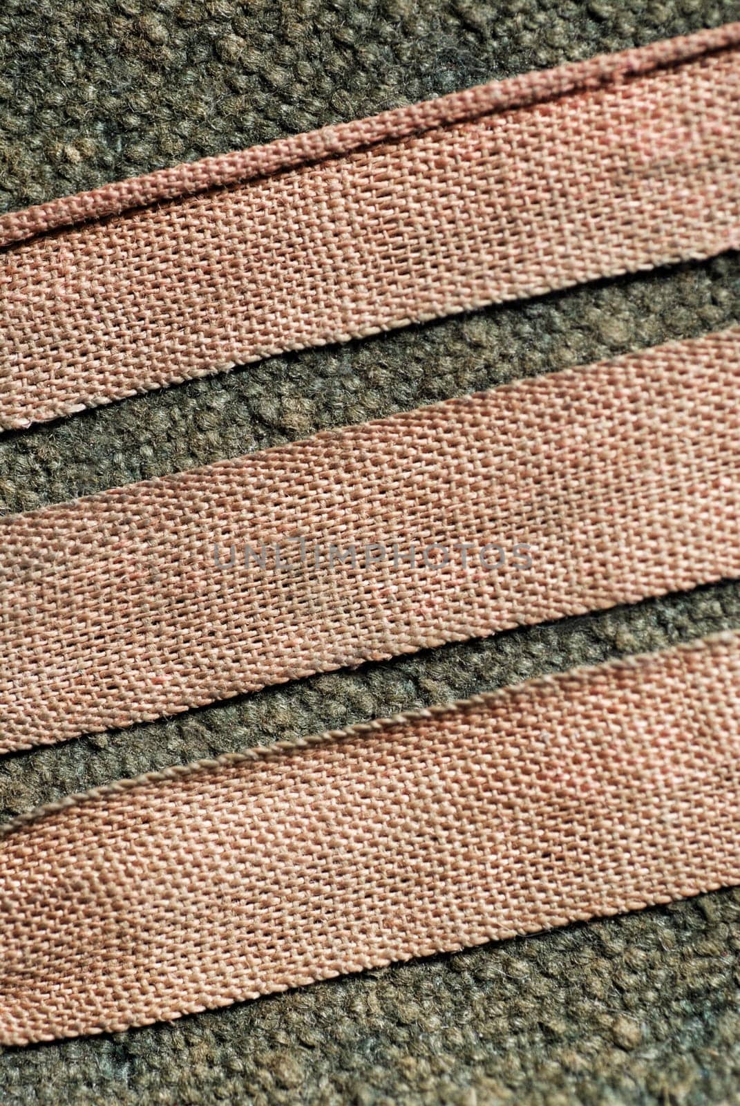 Close-up of woven mats