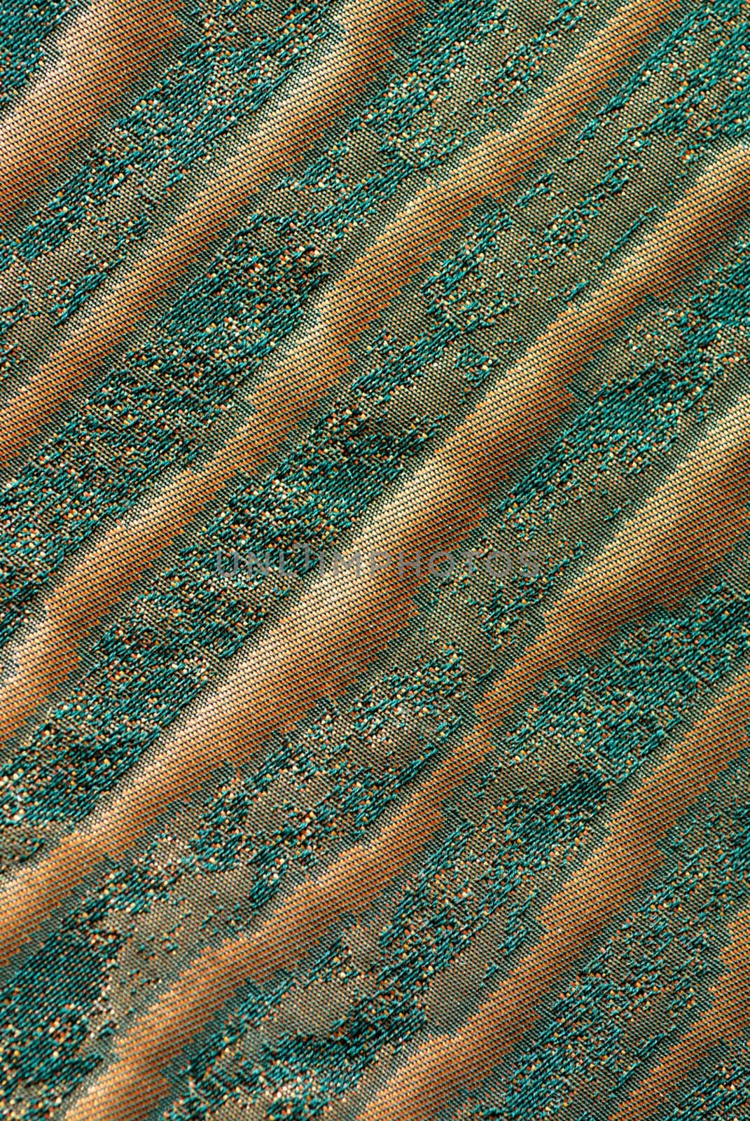 Close-up of a striped design on fabric