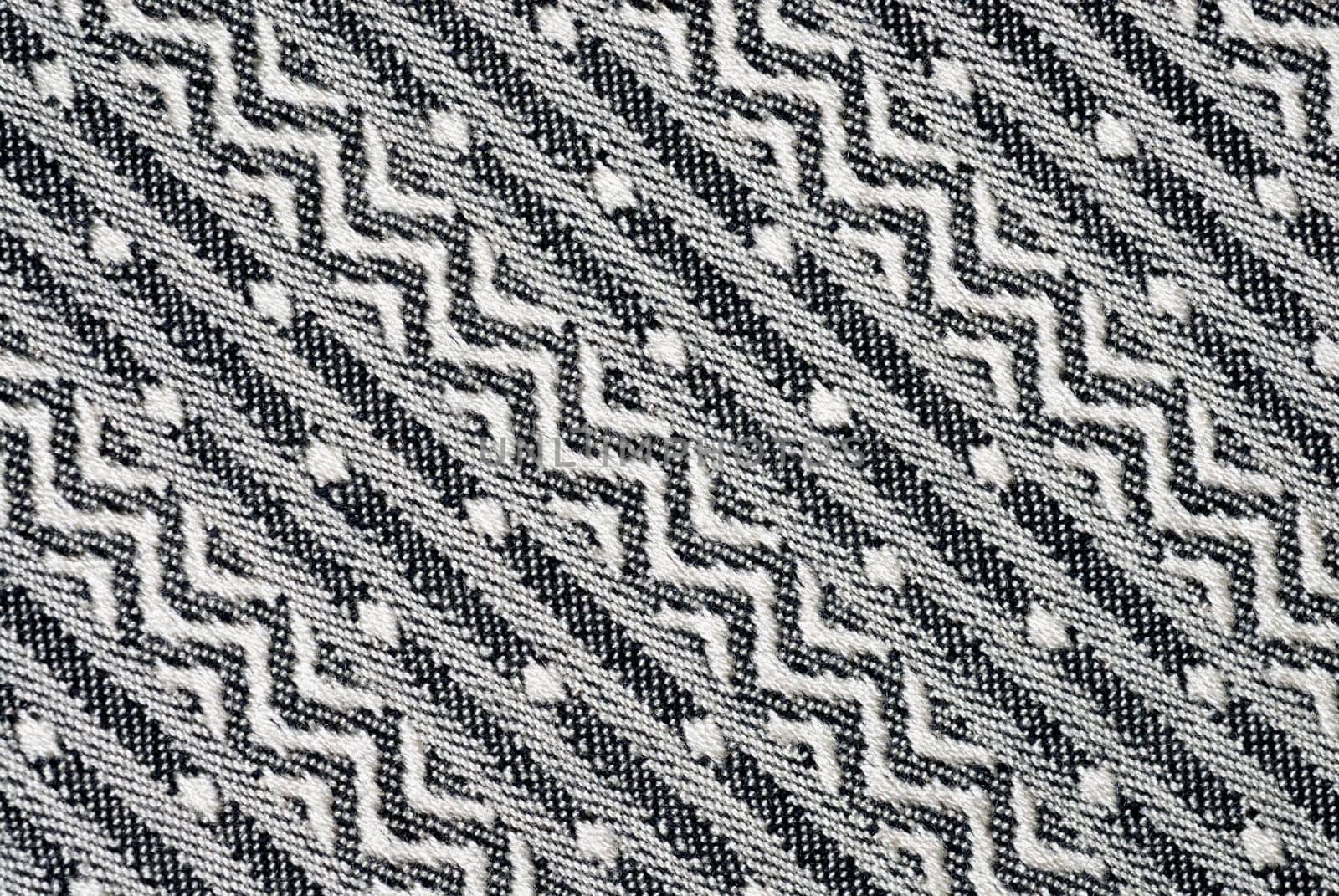 Close-up of a pattern on fabric