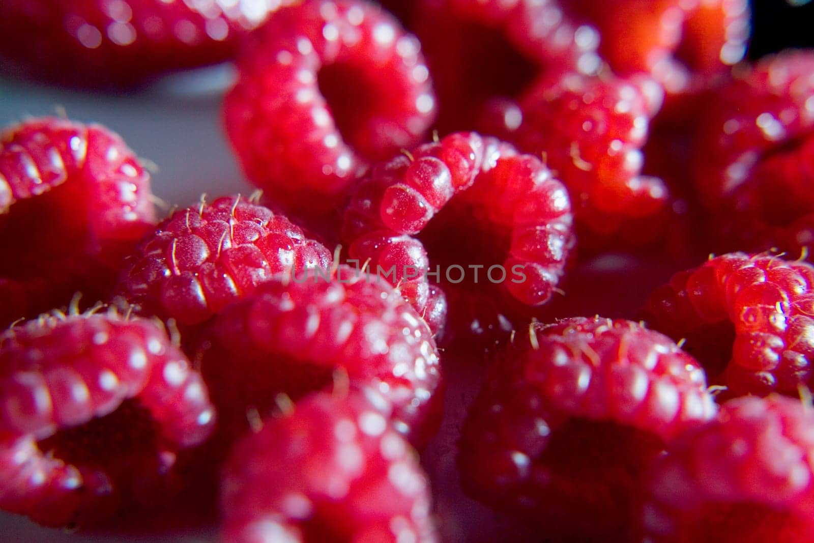 Close-up of raspberries