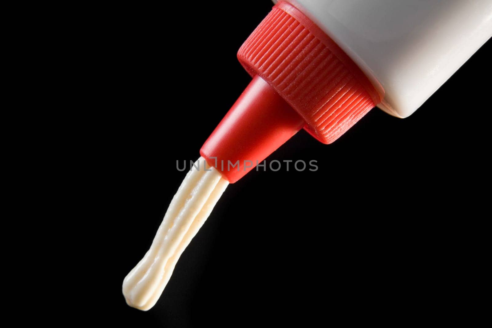 Close-up of a bottle of cream