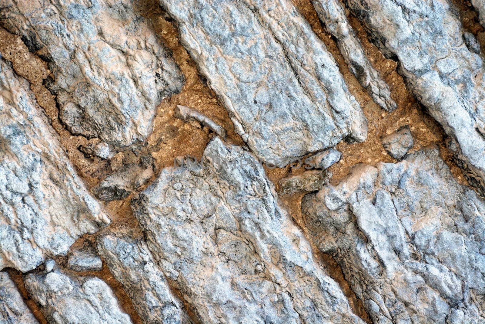 Close-up of a stone wall