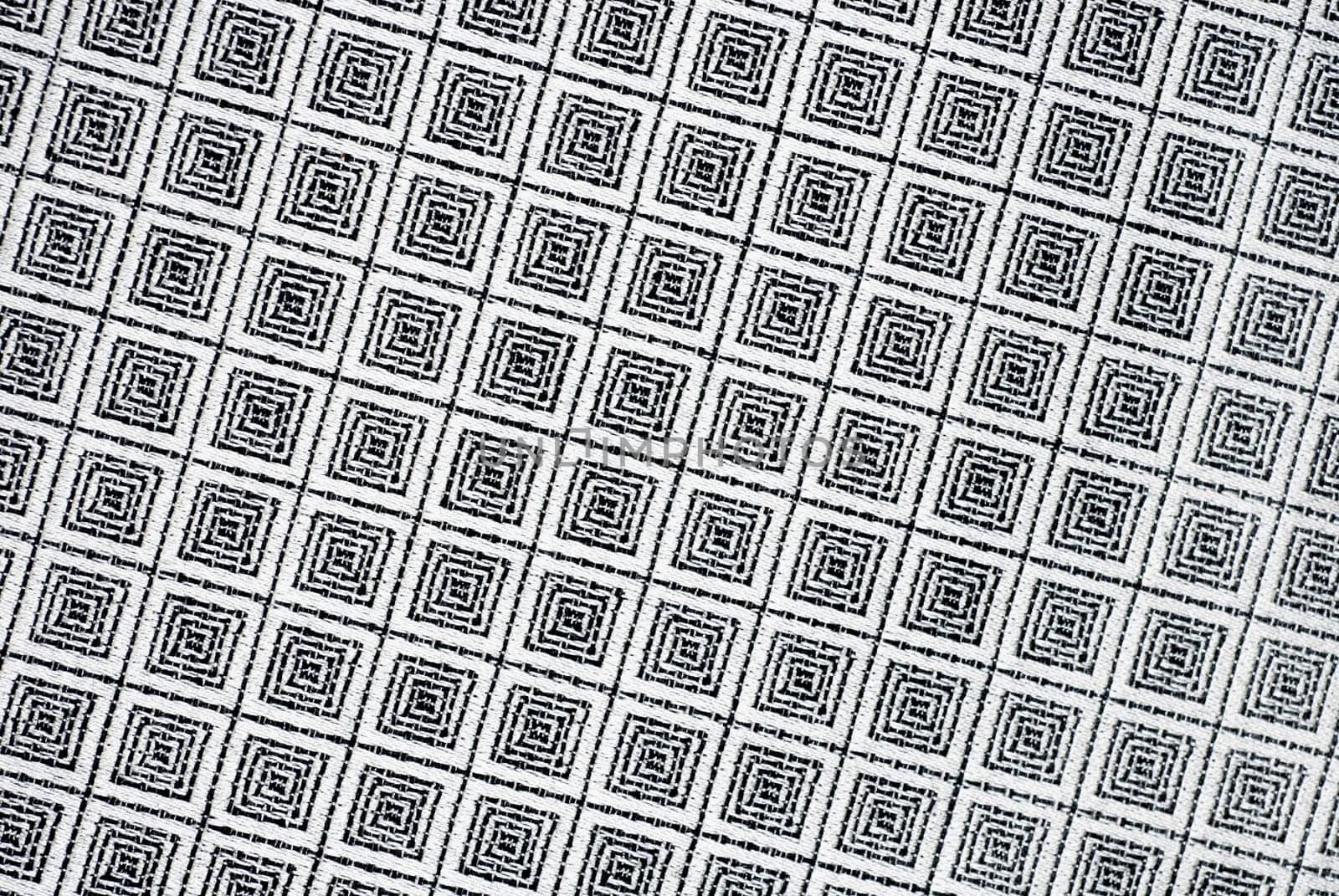 Close-up of a pattern on fabric