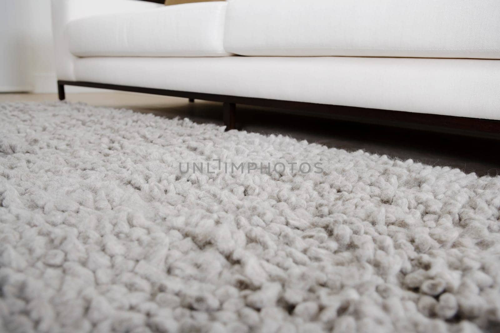 Carpet and a couch in a living room