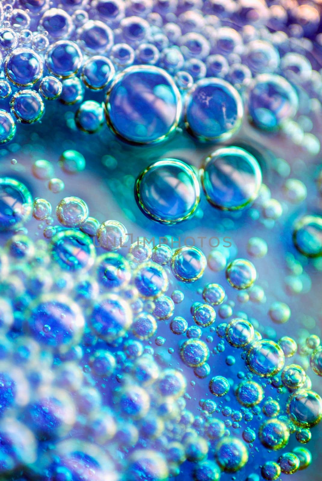 Close-up of soap bubbles