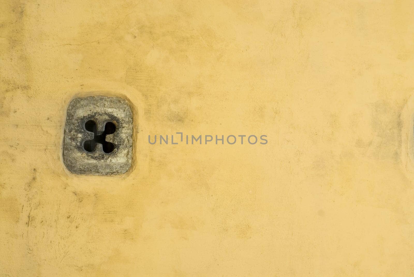 Close-up of drainage in a wall