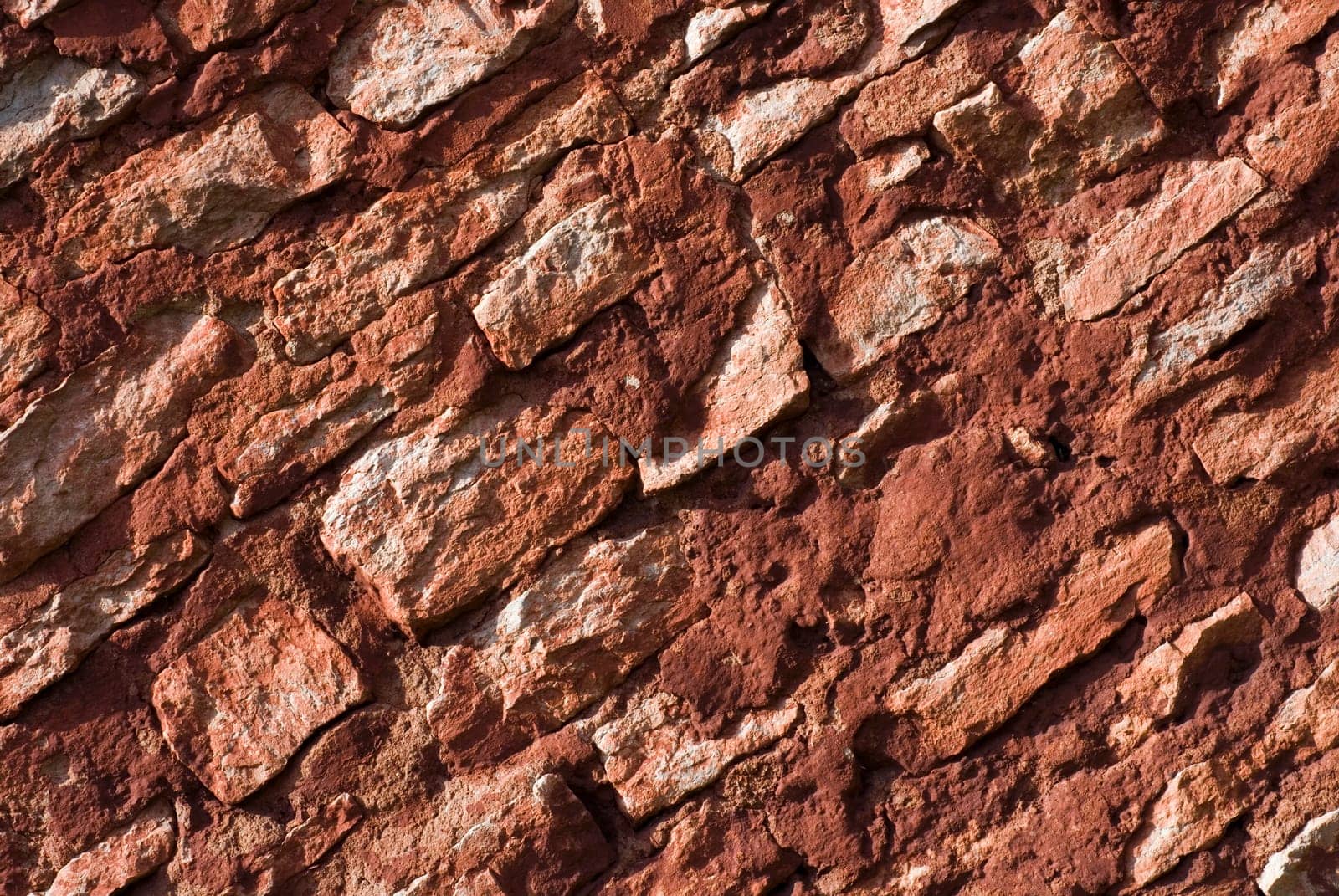 Close-up of a rugged wall