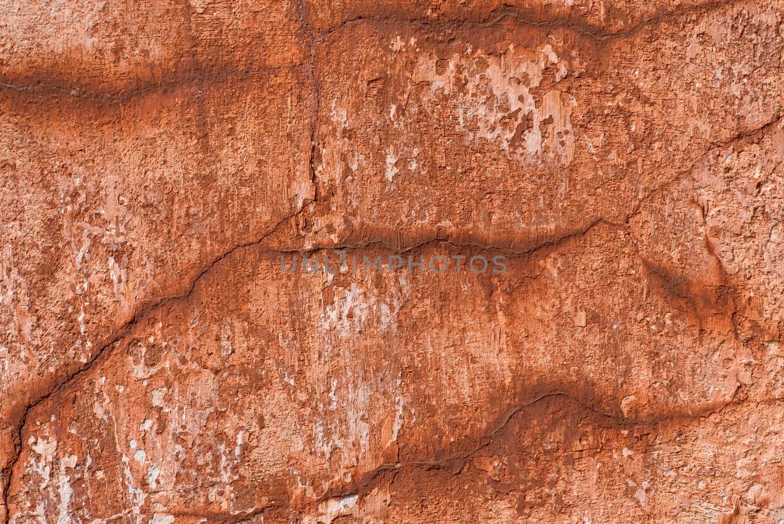 Cracks on the surface of a wall