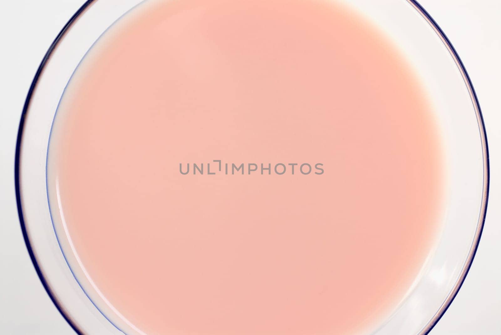 High angle view of a glass of milkshake