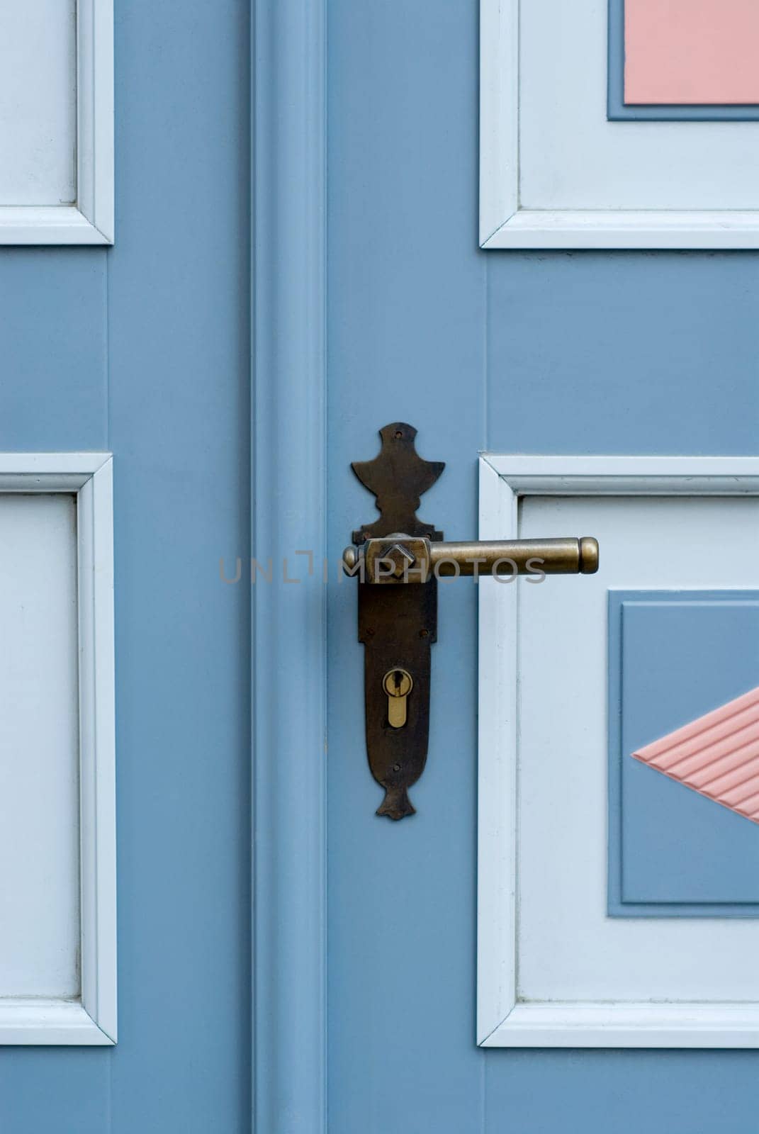 Close-up of a door handle