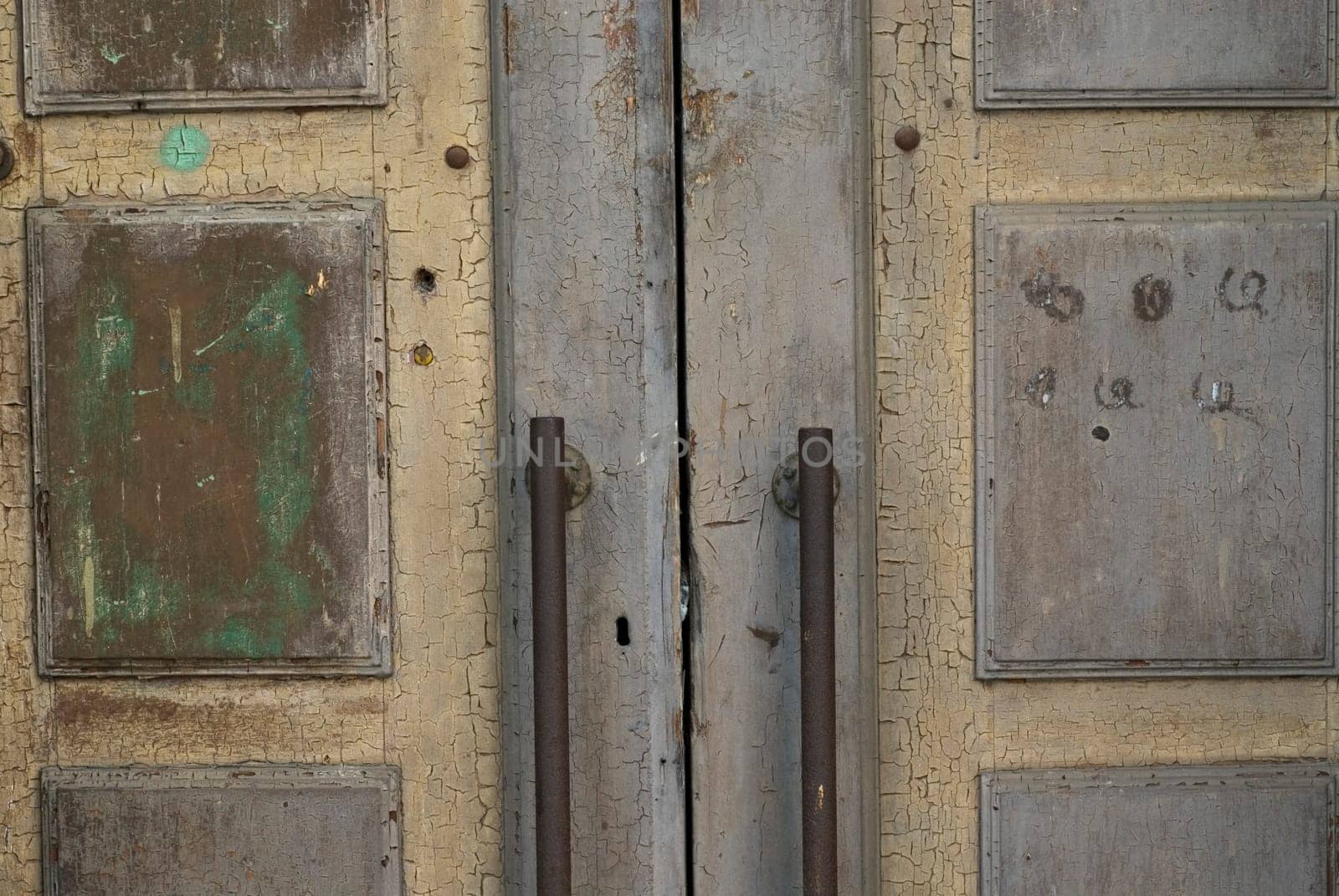 Close-up of a closed door