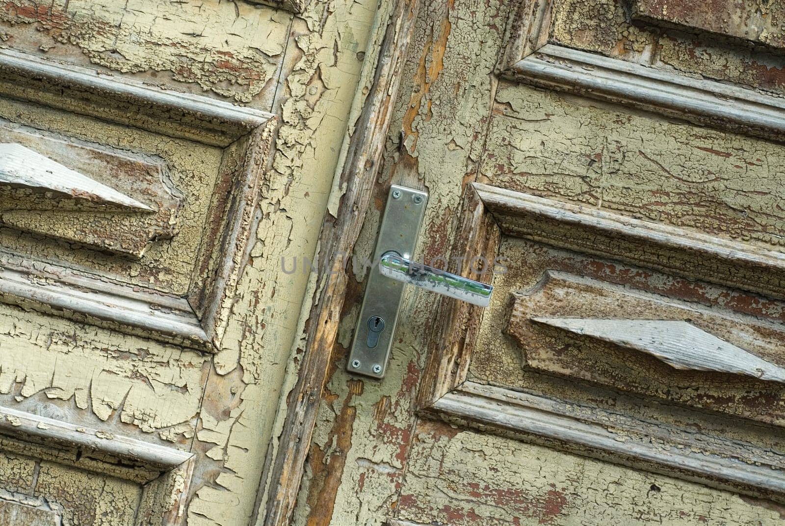 Close-up of an old door