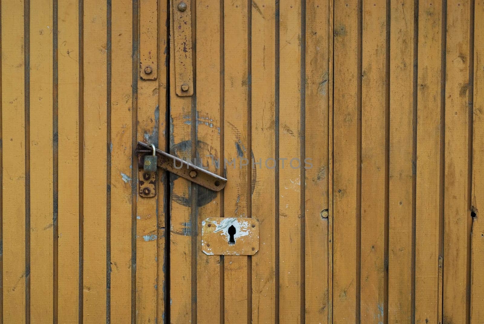 Close-up of a closed door