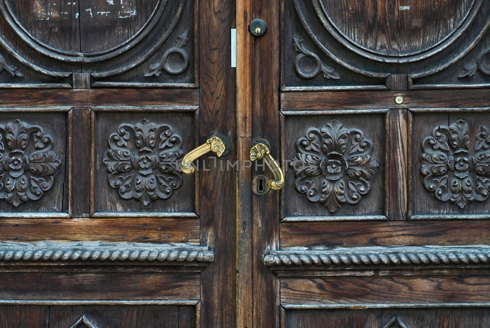 Close-up of a closed door