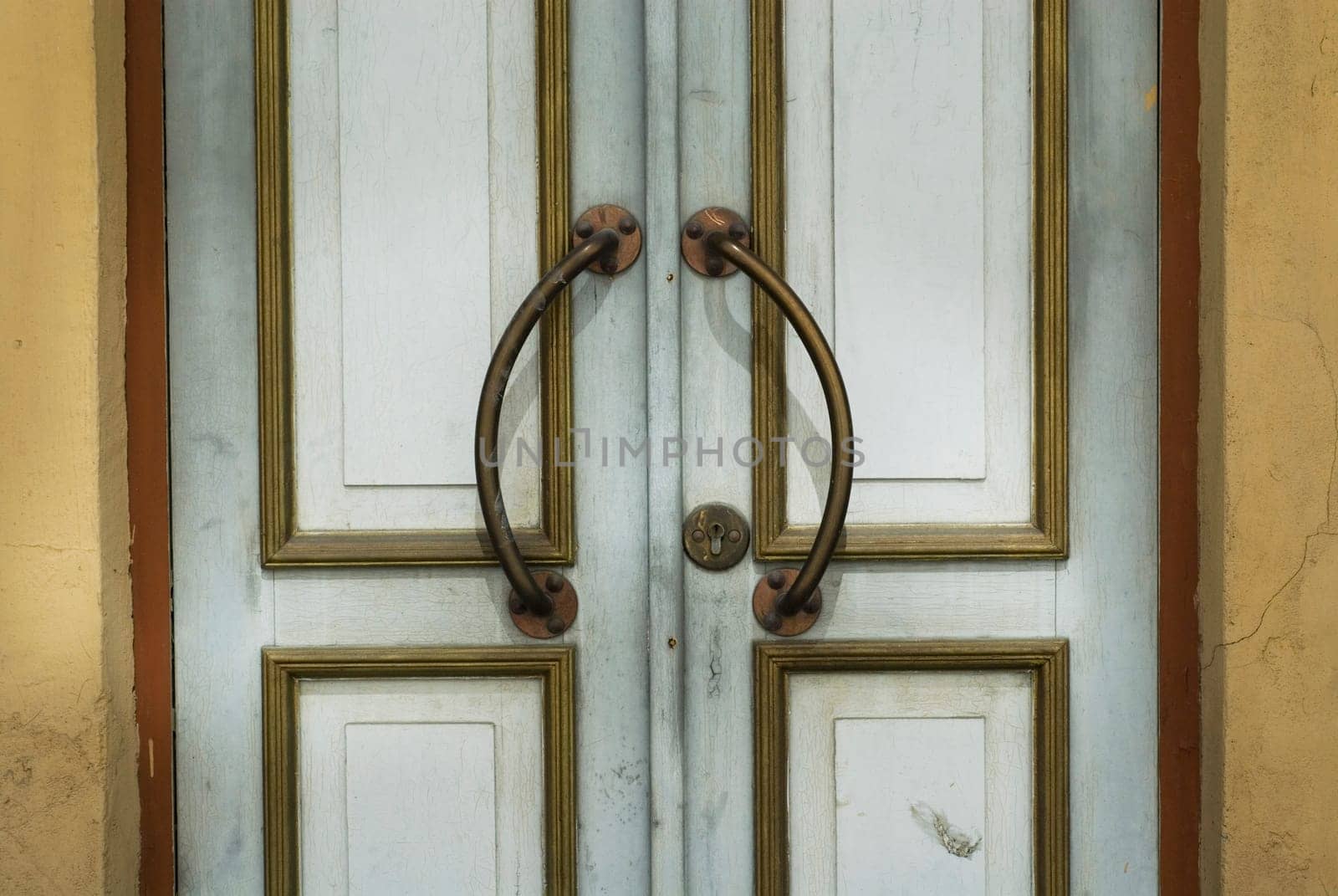 Close-up of a closed door