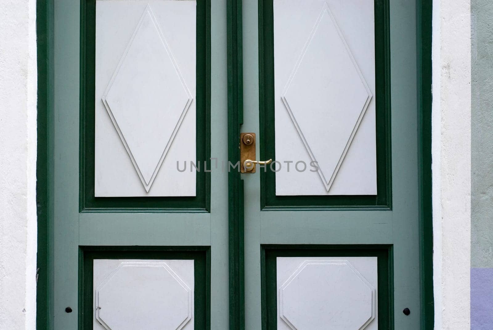 Close-up of a closed door