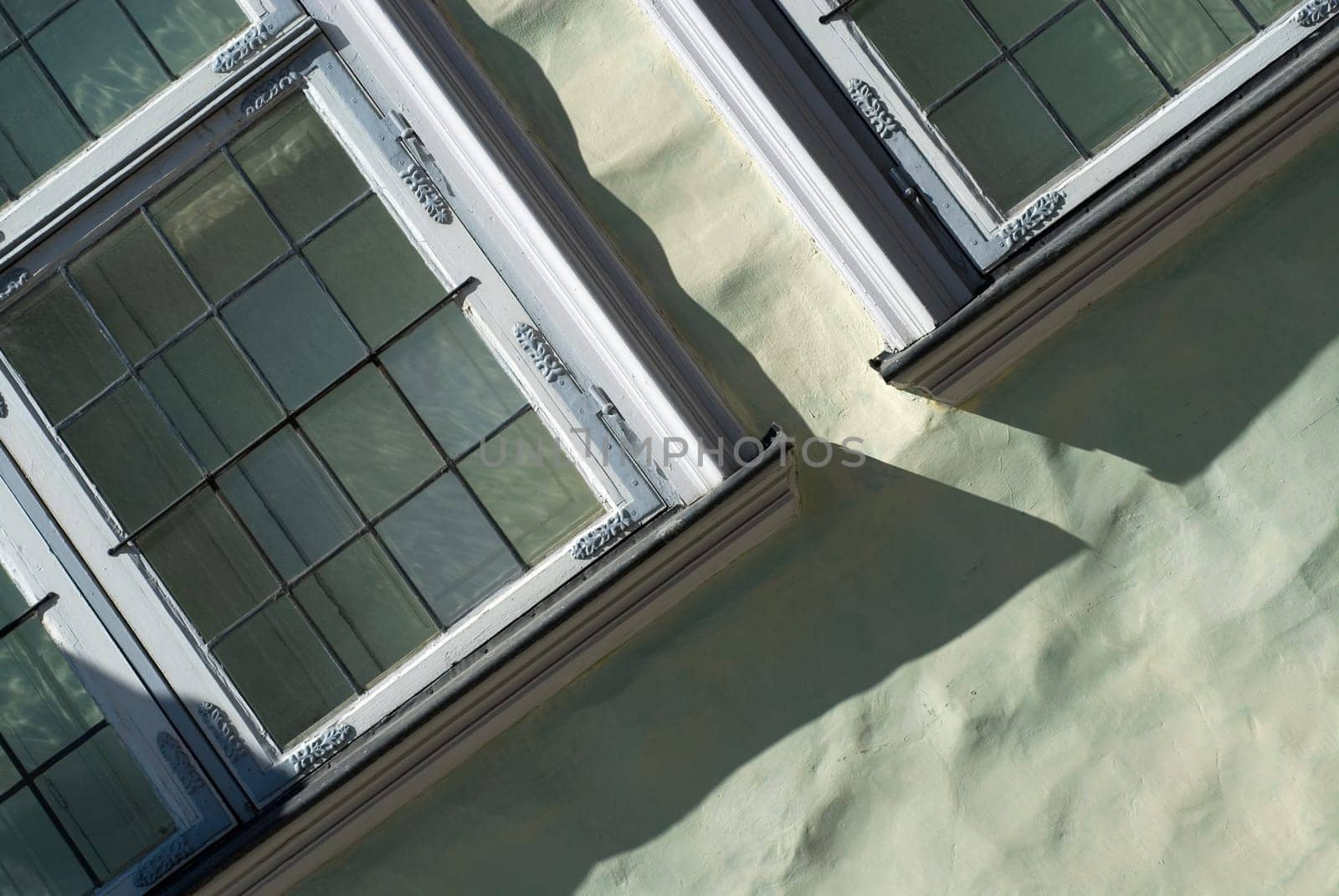 Close-up of windows on a wall