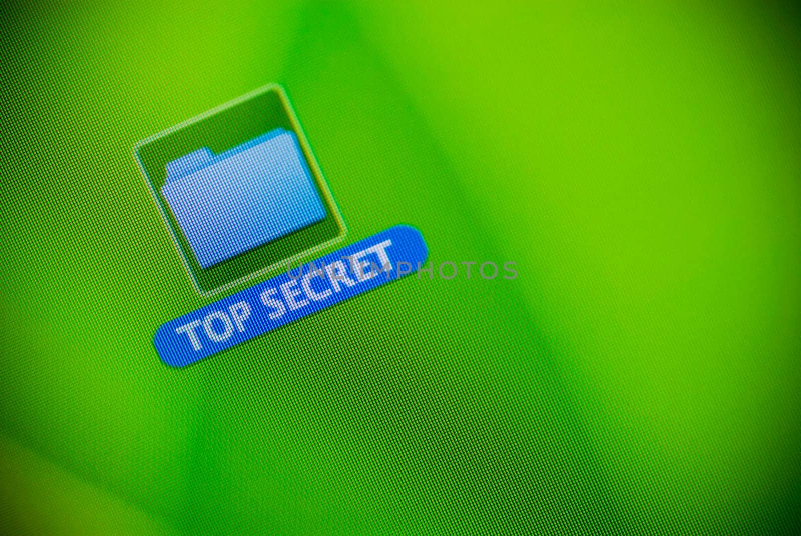 Close_up of a visual screen