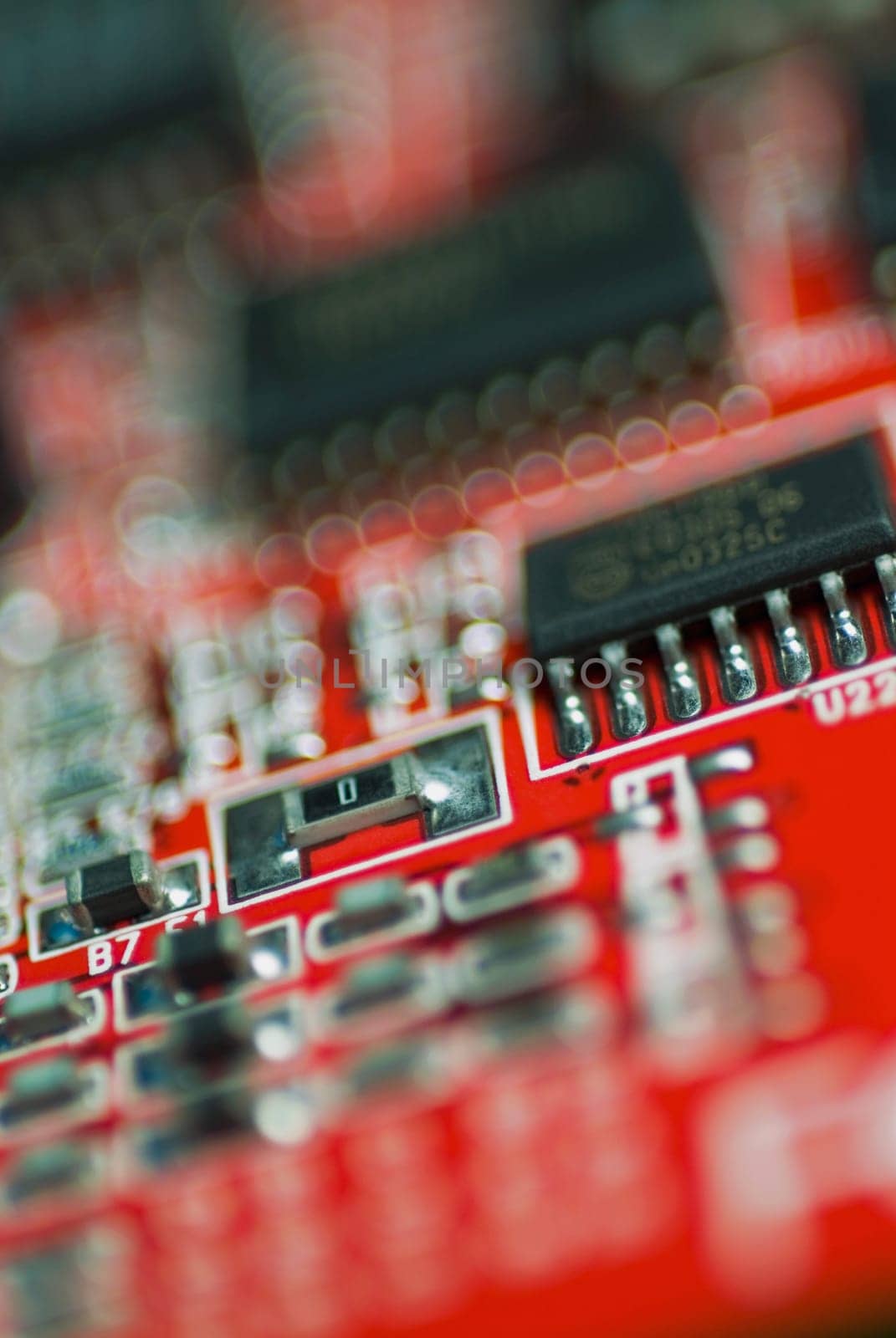 Close_up of a circuit board