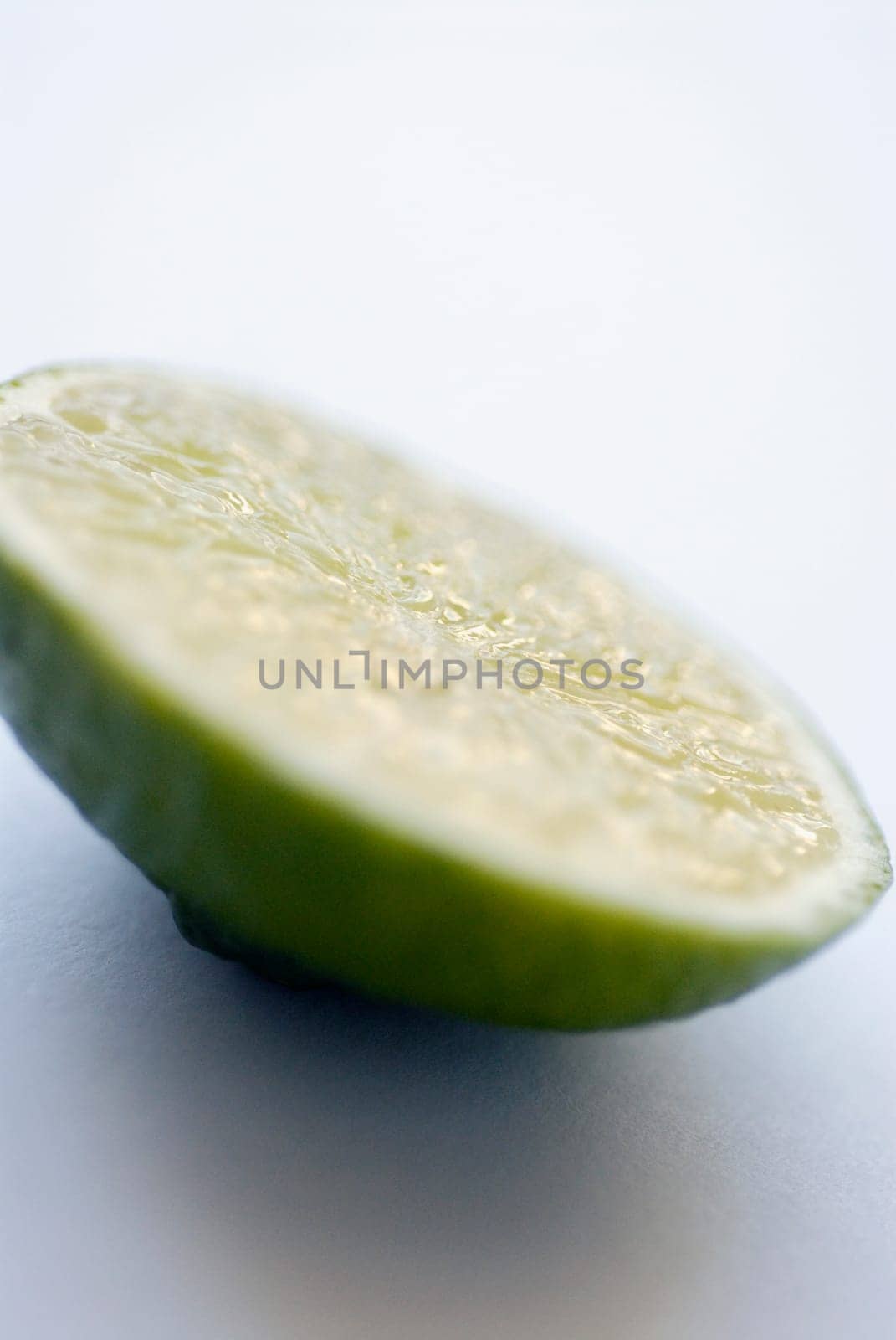 Close-up of a slice of lemon