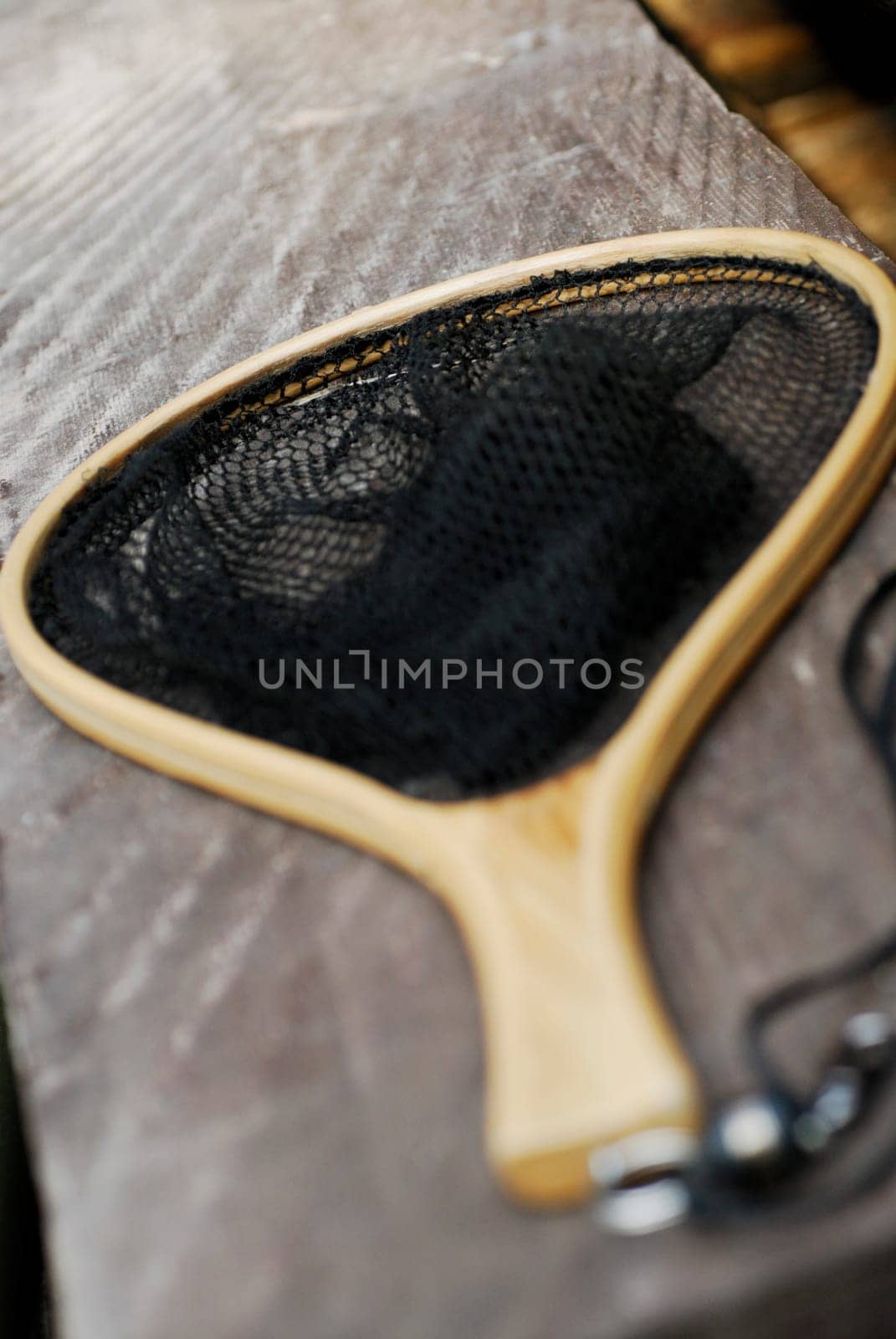 Close-up of a fishing net