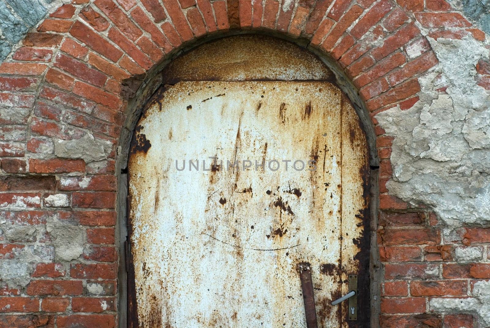 Close-up of a metal door