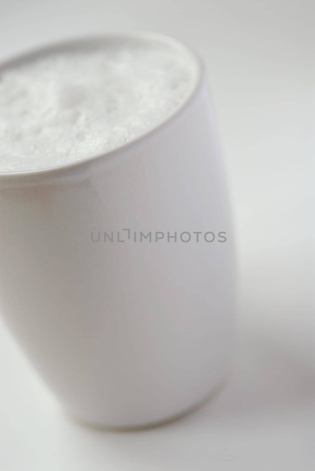 Close-up of a glass of milk