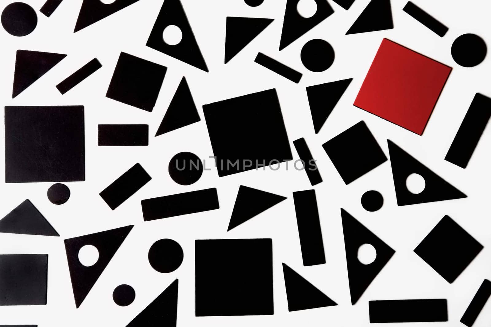Close-up of geometric shapes