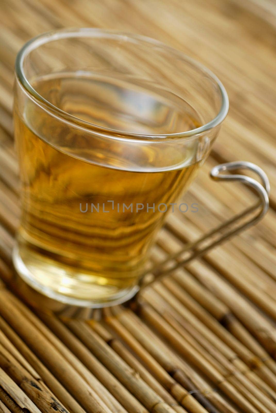 Close-up of a cup of herbal tea