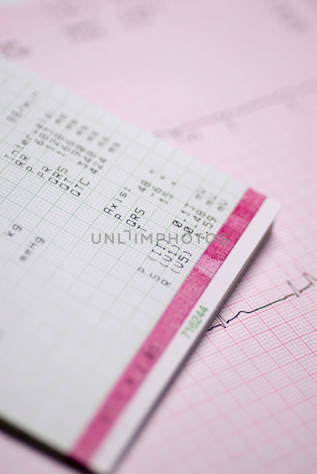 Close_up of a medical record