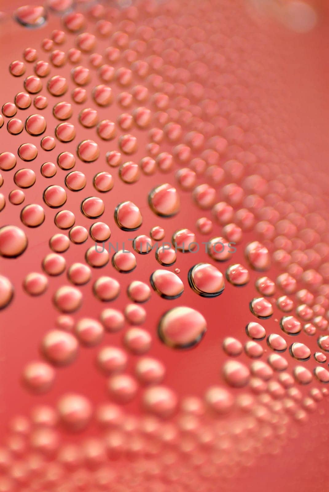 Close-up of bubbles in soda