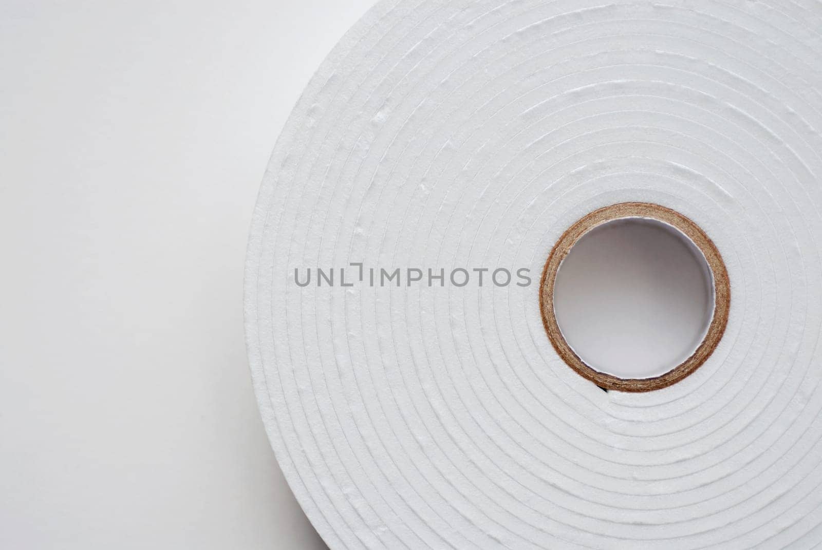 Close-up of a roll of adhesive tape