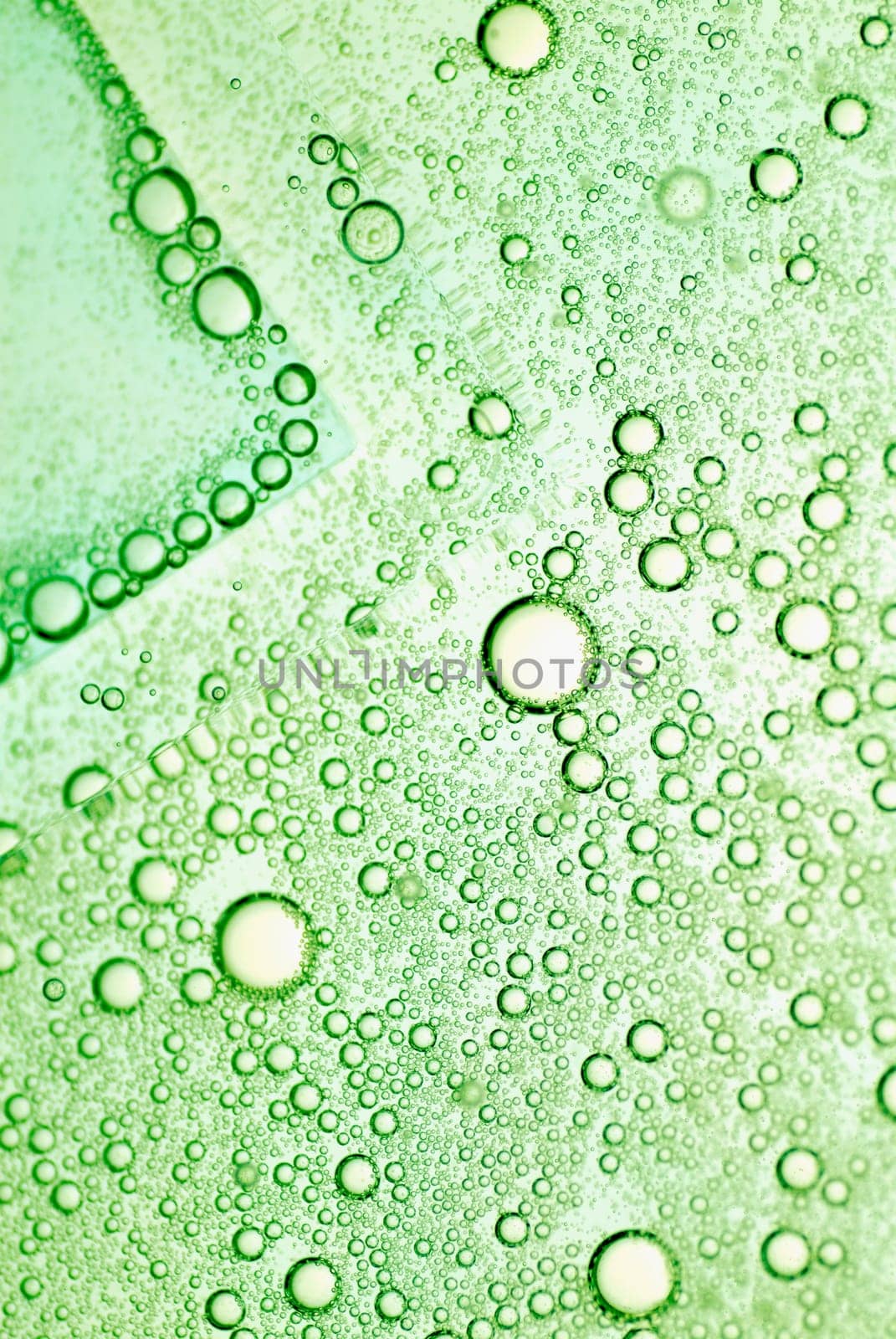Close-up of bubbles in water