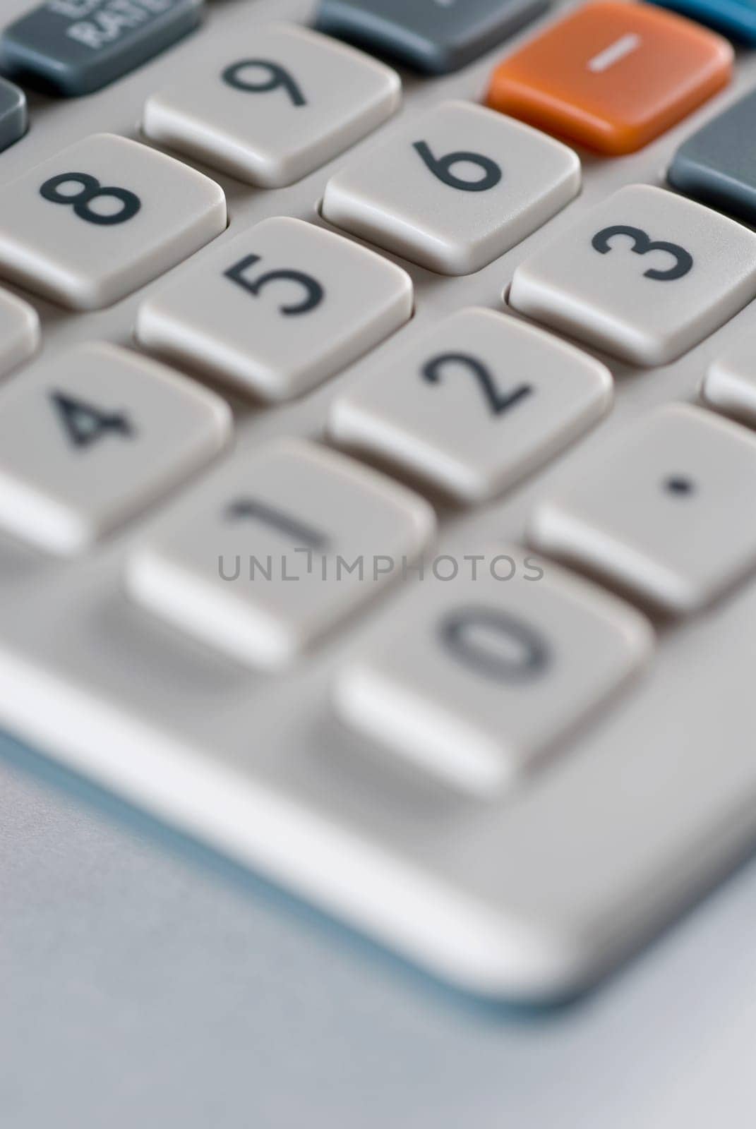 Close_up of a calculator