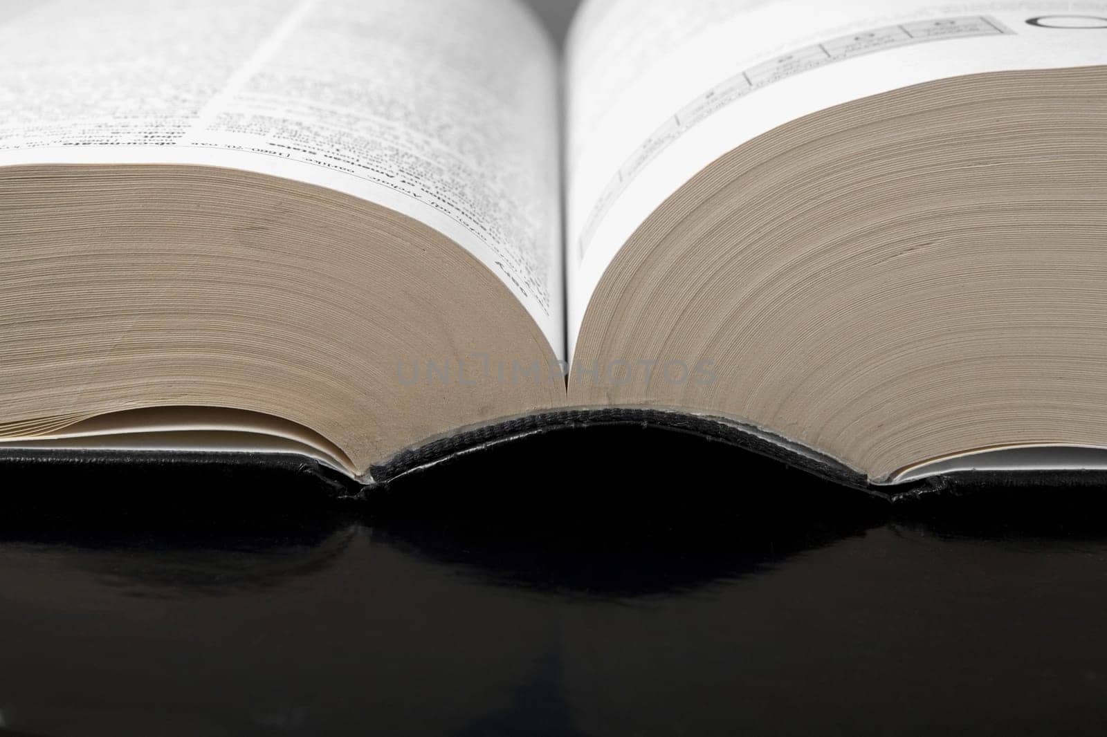 Close-up of an open book