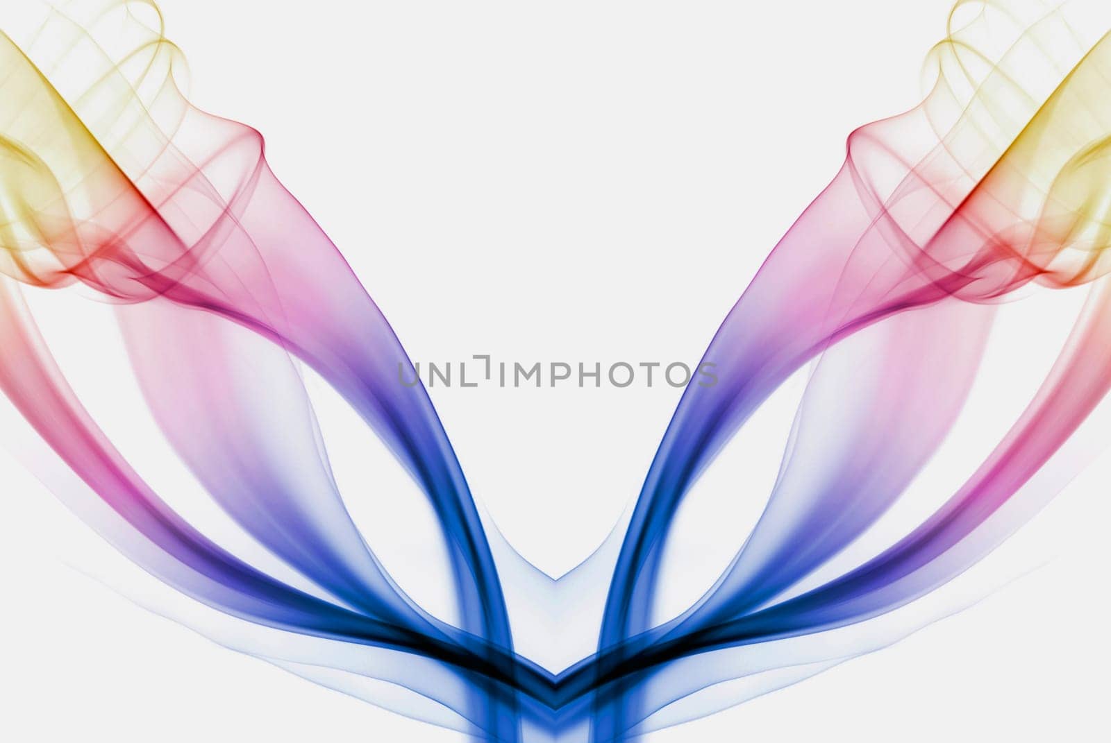Close_up of multi_colored smoke