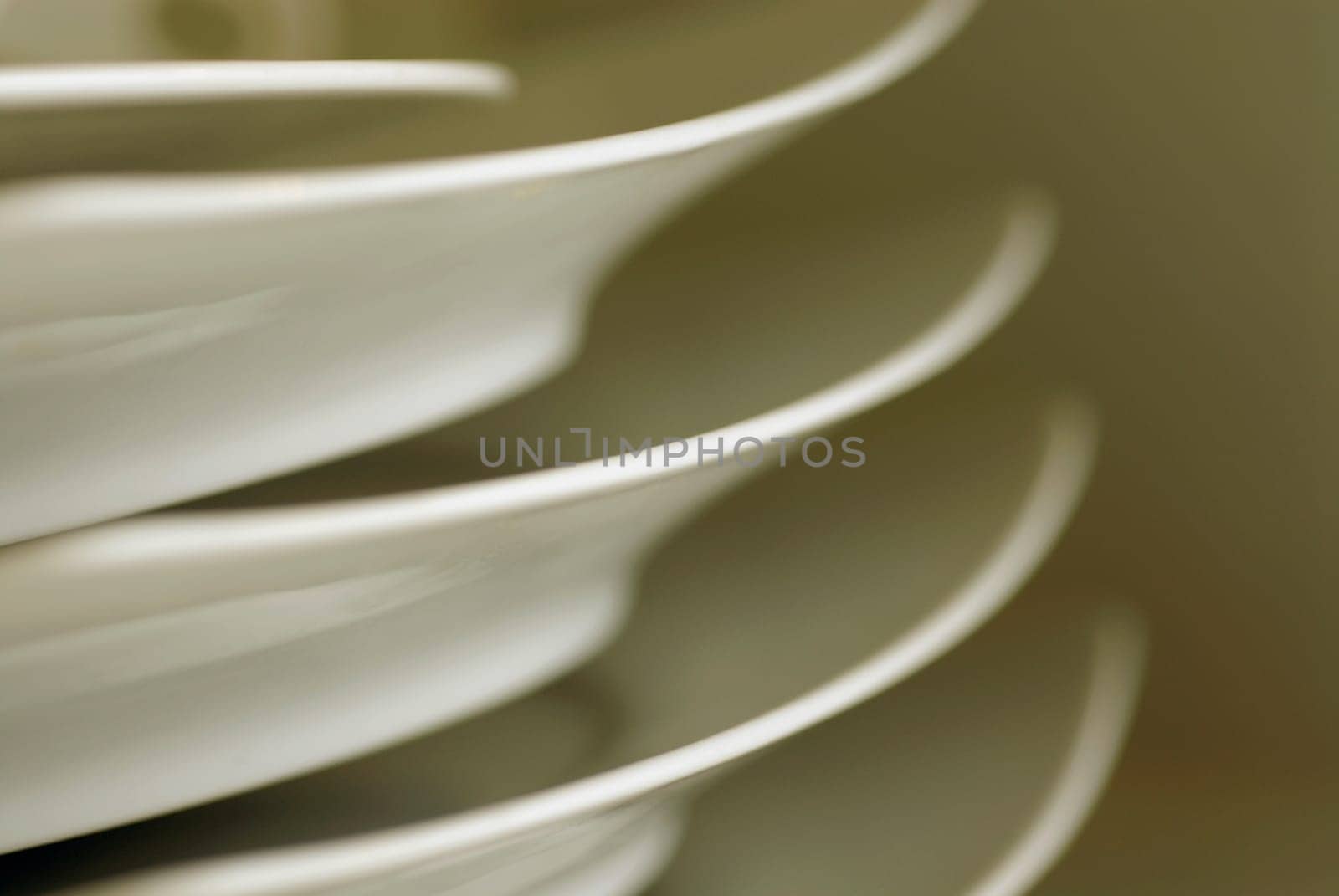 Close-up of a stack of plates