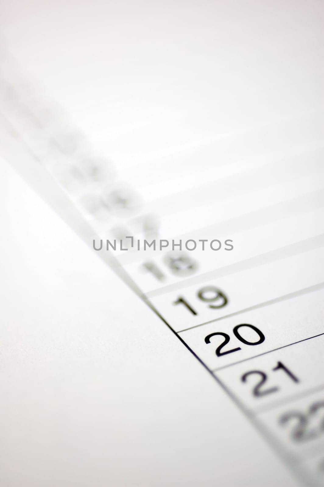 Close-up of numbers on a page