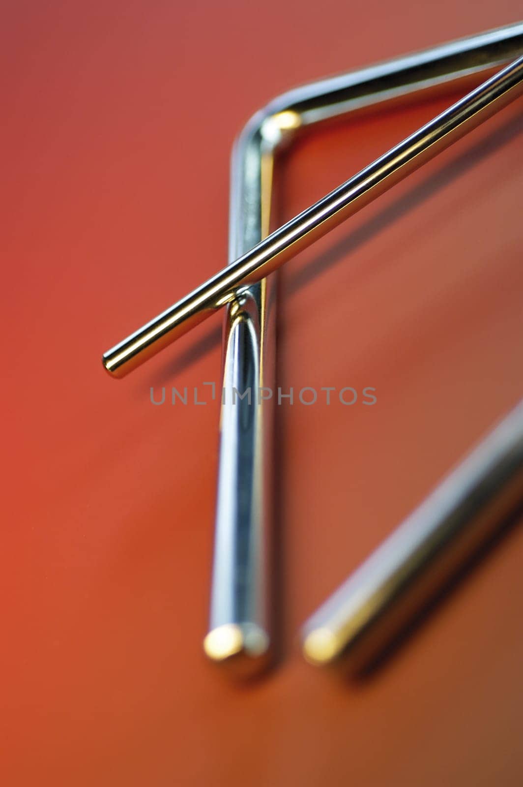 Close-up of a triangle