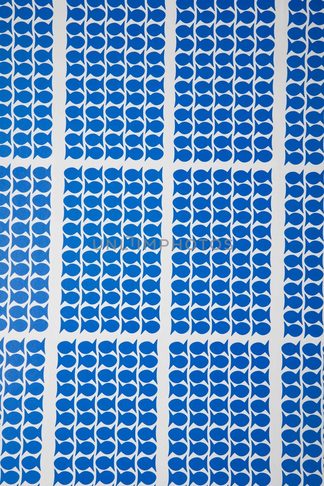 Close-up of a blue pattern