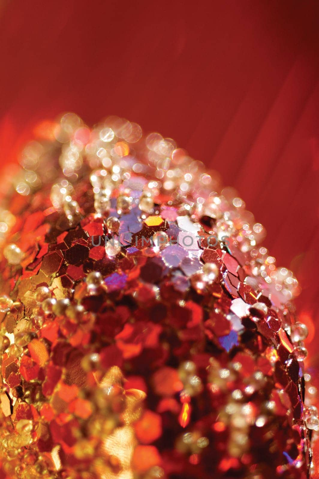 Close-up of Christmas decorations