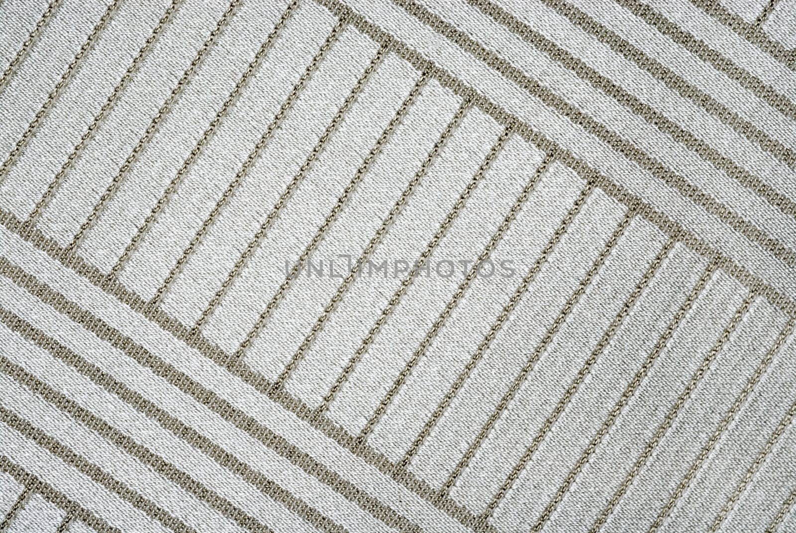 Close-up of a striped design on fabric