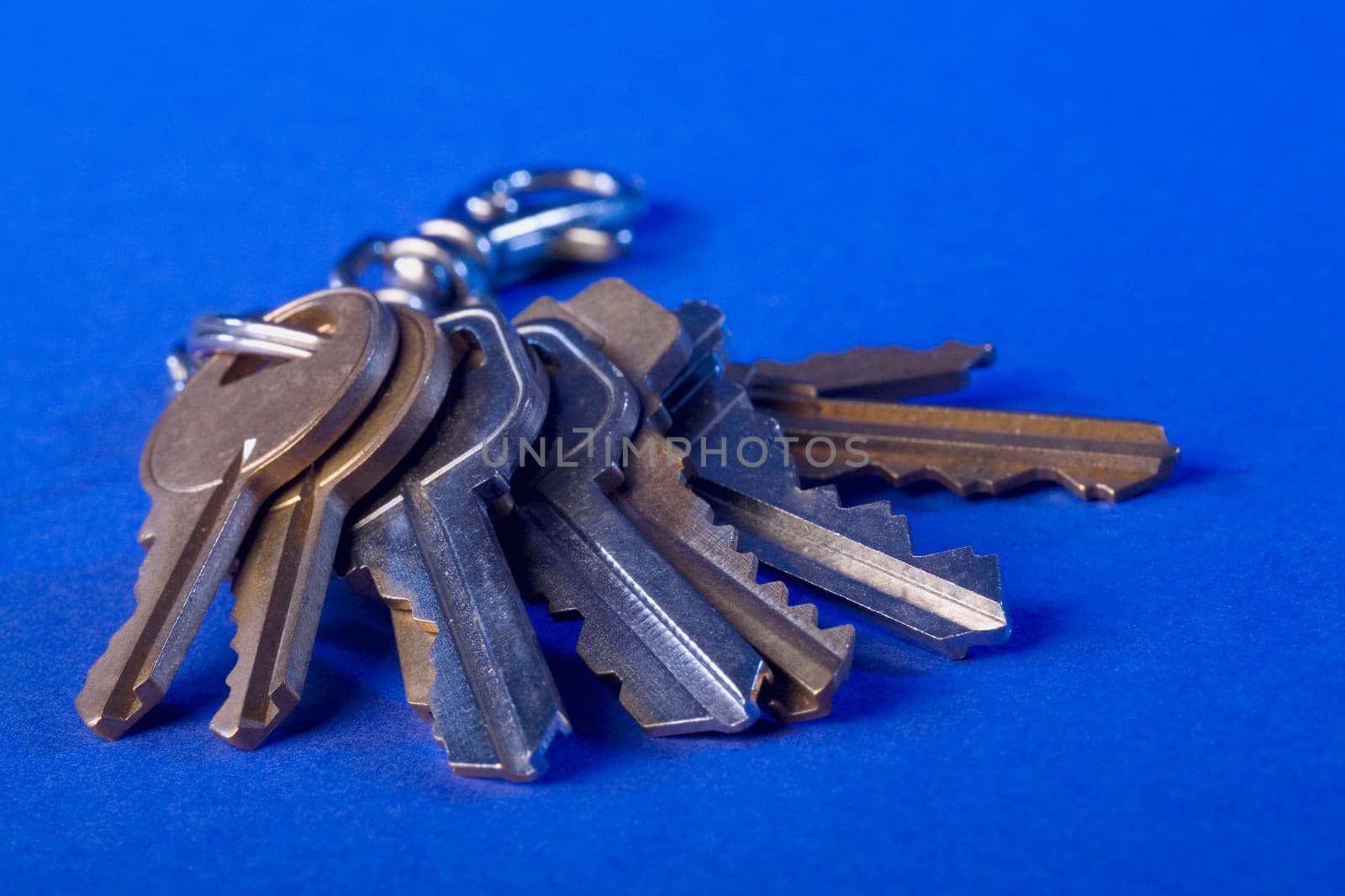 Close-up of keys on a key ring
